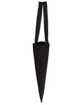 OAD OAD117 Large Canvas Tote - Black - side