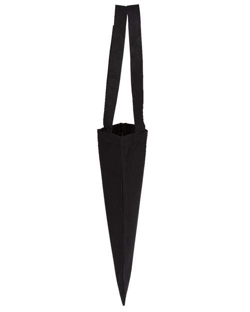 OAD OAD117 Large Canvas Tote - Black - side