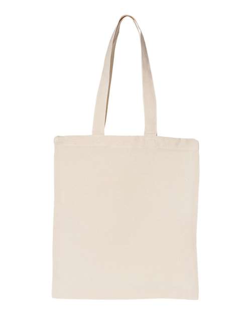 OAD OAD117 Large Canvas Tote - Natural - front