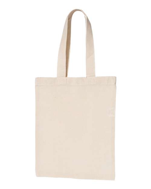 OAD OAD116 Medium Canvas Tote - Natural - back