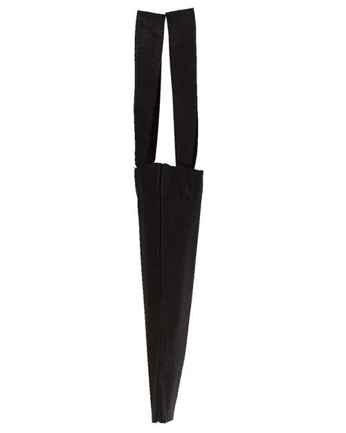 OAD OAD115 Small Canvas Tote - Black - side
