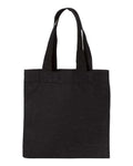 OAD OAD115 Small Canvas Tote - Black - front