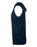 Badger 4108 Men's B-Core Sleeveless Hooded T-Shirt - Navy - side