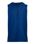 Badger 4108 Men's B-Core Sleeveless Hooded T-Shirt - Royal - front