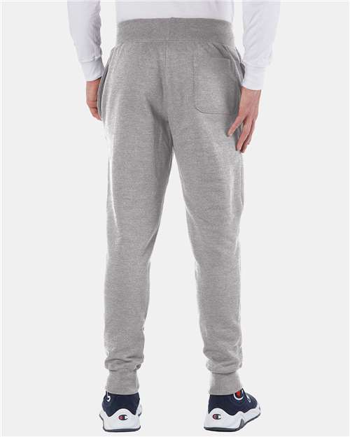Champion RW25 Unisex Reverse Weave Joggers - Oxford Grey - model back