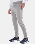 Champion RW25 Unisex Reverse Weave Joggers - Oxford Grey - model side