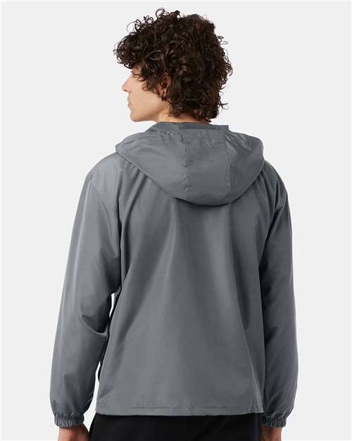 Champion CO200 Unisex Packable Anorak Jacket - Graphite - model back
