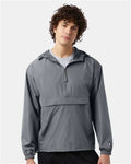 Champion CO200 Unisex Packable Anorak Jacket - Graphite - model front