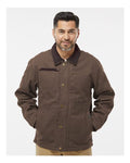 DRI DUCK 5091 Men's Rambler Boulder Cloth Jacket - Tobacco - model front