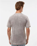 J. America 8115 Unisex Zen Jersey T-Shirt - Cement - model back
