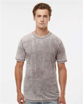 J. America 8115 Unisex Zen Jersey T-Shirt - Cement - model front