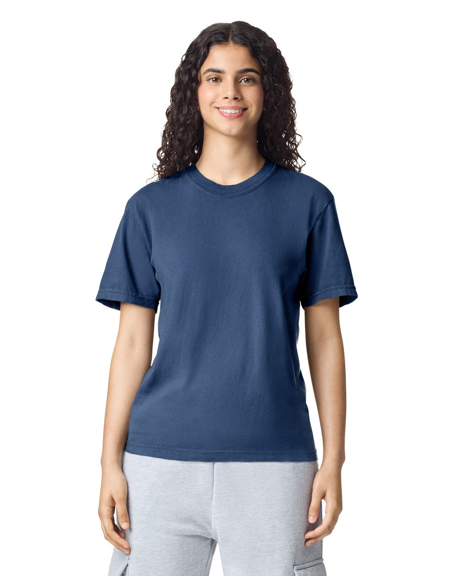 Comfort Colors C1717 Garment-Dyed Heavyweight T-Shirt - Midnight - model front