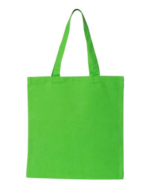 OAD OAD113 Tote Bag - Lime Green - front
