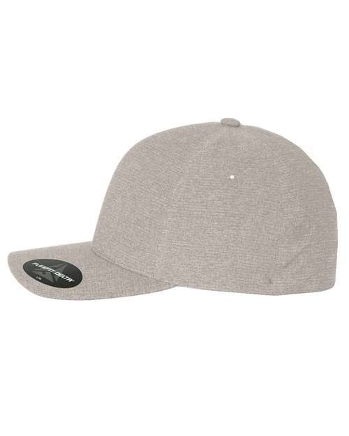 Flexfit 180 Delta Seamless Cap - Melange Silver - side