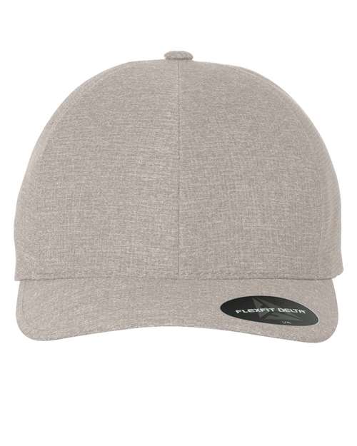 Flexfit 180 Delta Seamless Cap - Melange Silver - front