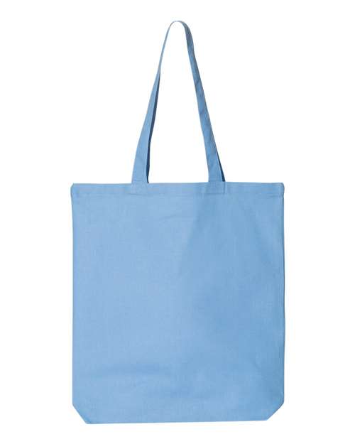 Q-Tees QTBG 12L Economical Tote - Carolina Blue - back