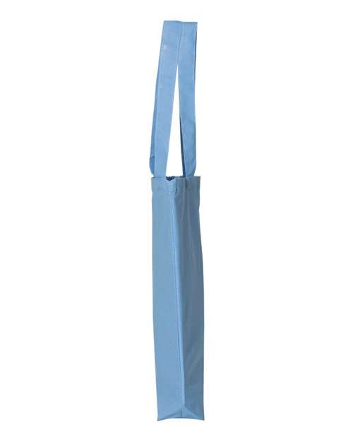 Q-Tees QTBG 12L Economical Tote - Carolina Blue - side