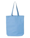Q-Tees QTBG 12L Economical Tote - Carolina Blue - front