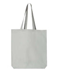 Q-Tees QTBG 12L Economical Tote - Grey - back