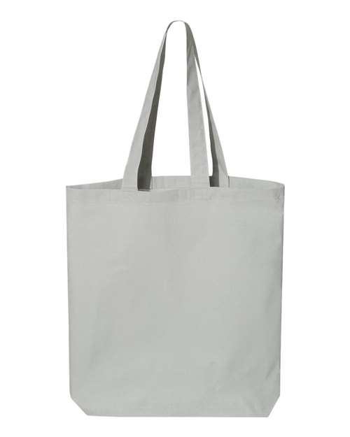 Q-Tees QTBG 12L Economical Tote - Grey - front
