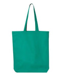 Q-Tees QTBG 12L Economical Tote - Kelly - front