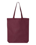 Q-Tees QTBG 12L Economical Tote - Maroon - back