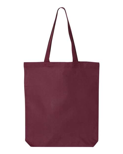 Q-Tees QTBG 12L Economical Tote - Maroon - back