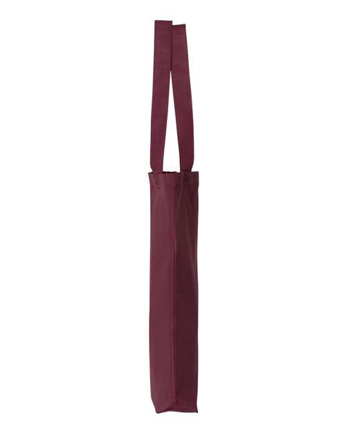 Q-Tees QTBG 12L Economical Tote - Maroon - side