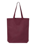 Q-Tees QTBG 12L Economical Tote - Maroon - front