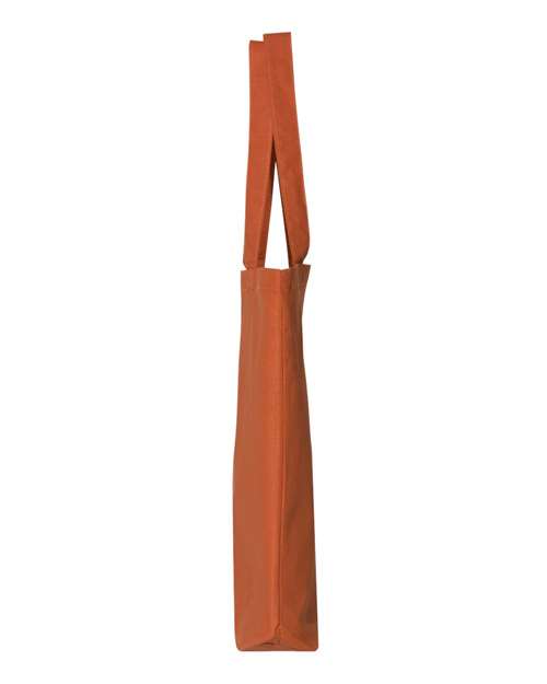 Q-Tees QTBG 12L Economical Tote - Texas Orange - side