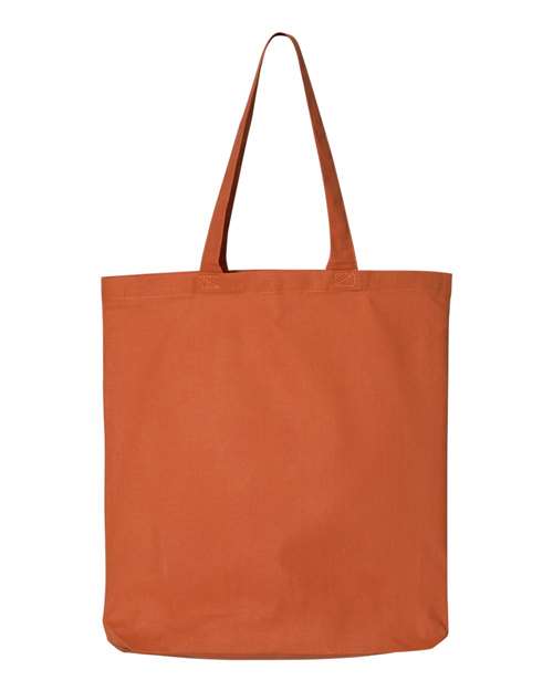 Q-Tees QTBG 12L Economical Tote - Texas Orange - front
