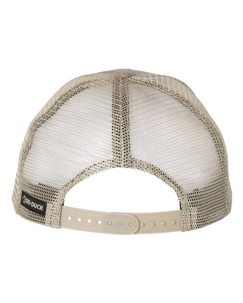 DRI DUCK 3458 Territory Trucker Cap - Khaki - back