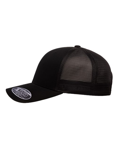 Flexfit 110M 110 Mesh-Back Cap - Black - side