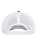 Flexfit 110M 110 Mesh-Back Cap - Charcoal/ White - back