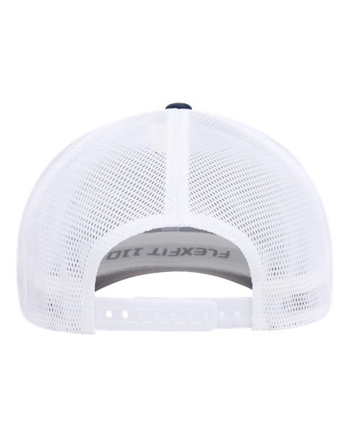 Flexfit 110M 110 Mesh-Back Cap - Navy/ White - back