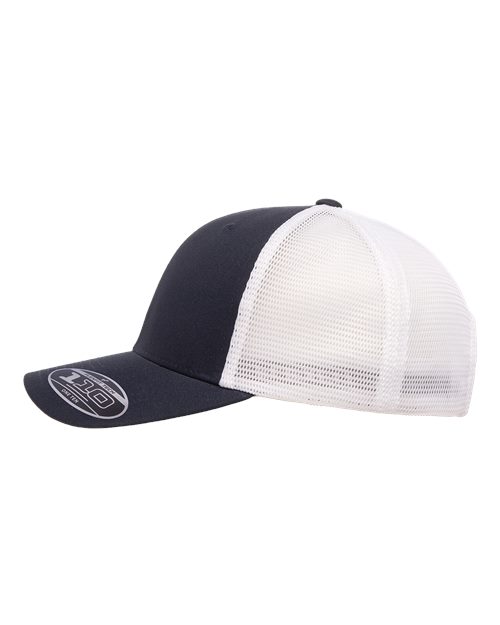 Flexfit 110M 110 Mesh-Back Cap - Navy/ White - side