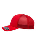 Flexfit 110M 110 Mesh-Back Cap - Red - side