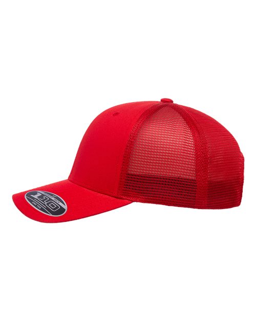 Flexfit 110M 110 Mesh-Back Cap - Red - side