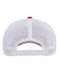 Flexfit 110M 110 Mesh-Back Cap - Red/ White - back