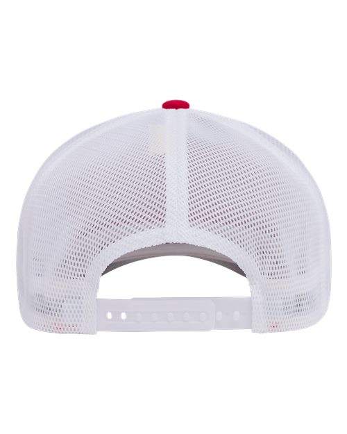 Flexfit 110M 110 Mesh-Back Cap - Red/ White - back