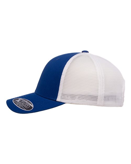 Flexfit 110M 110 Mesh-Back Cap - Royal/ White - side