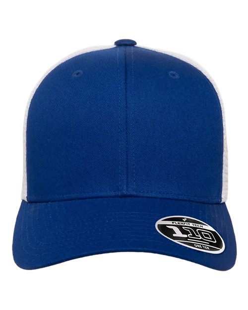Flexfit 110M 110 Mesh-Back Cap - Royal/ White - front