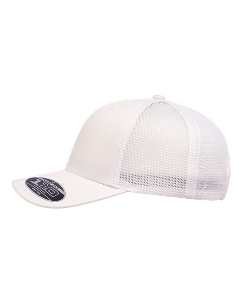 Flexfit 110M 110 Mesh-Back Cap - White - side