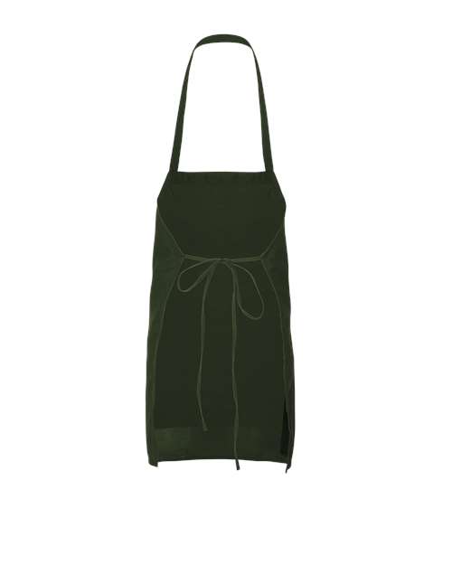 Q-Tees Q4010 Bib Apron - Forest - back