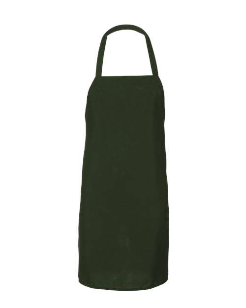 Q-Tees Q4010 Bib Apron - Forest - front
