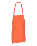 Q-Tees Q4010 Bib Apron - Orange - back