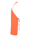 Q-Tees Q4010 Bib Apron - Orange - side