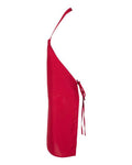Q-Tees Q4010 Bib Apron - Red - side