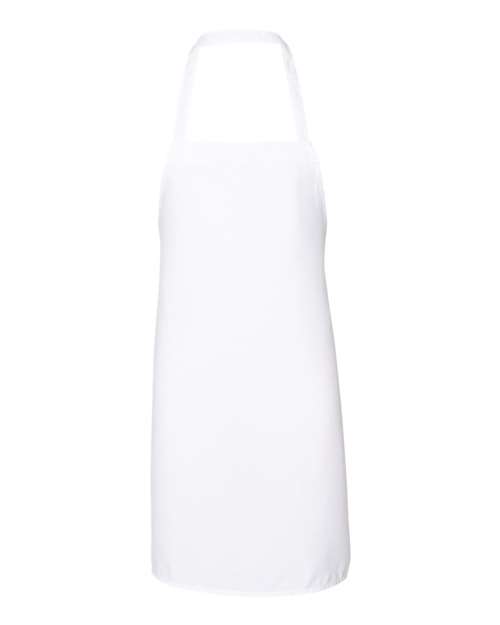 Q-Tees Q4010 Bib Apron - White - front