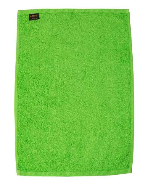 Q-Tees T200 Hemmed Hand Towel - Lime - back